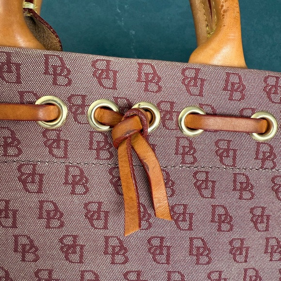 Dooney & Bourke Pink and Tan Satchel Bag - Picture 6 of 14